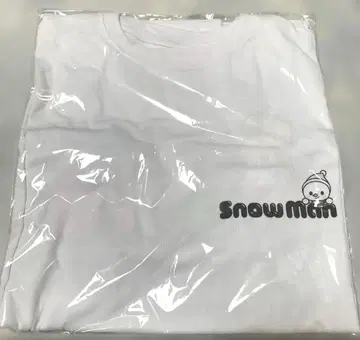 [ 미개봉 ] Snow Man Snow World 티셔츠 로고Ver.