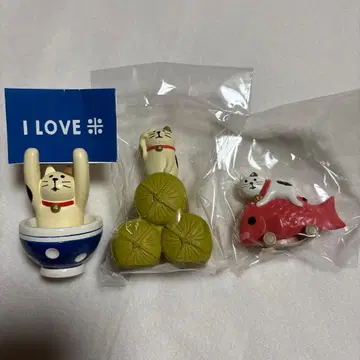 concombre 고양이 캡슐 토이 세트