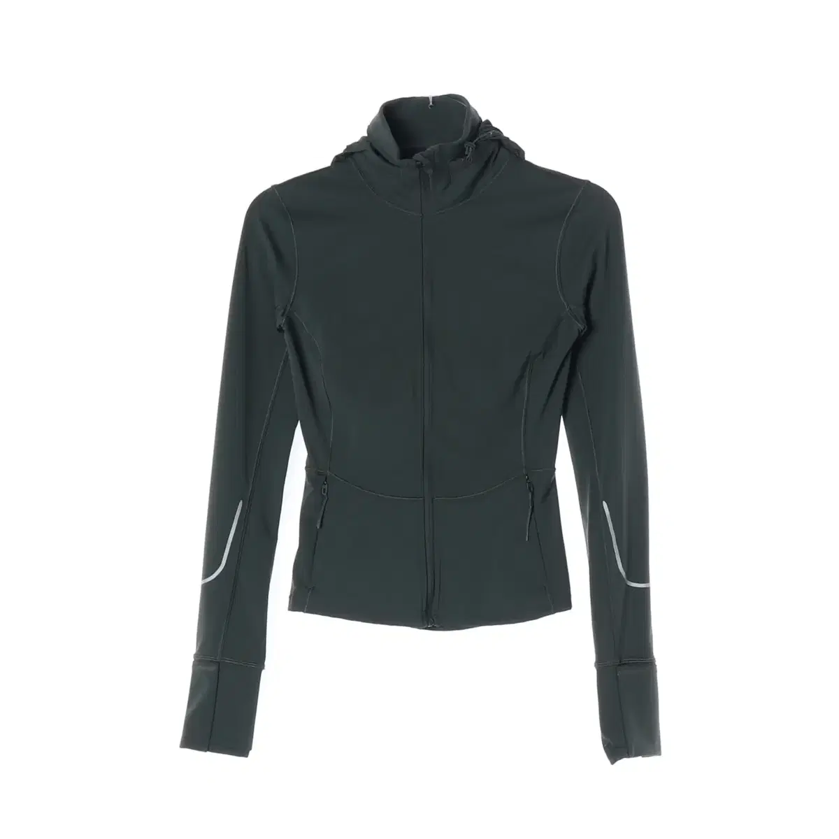 LULULEMON | 룰루레몬 Lululemon Deep Green Norluxx Reflective Running Jacket  Hooded Running Top Jacket #룰루레몬,#트레이닝재킷 on Bunjang Global Site.