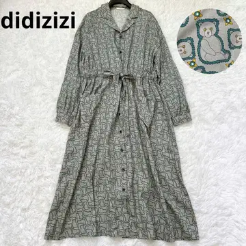미사용급 didizizi 곰 원피스 bear 롱 원피스 그린
