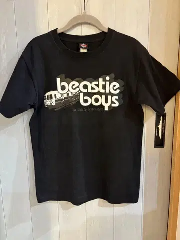 피스 티 보이즈 셔츠 블랙 블랙 T