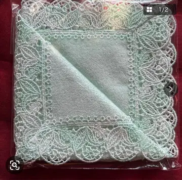 미사용품 긴자와 레이스 스즈란 파스텔 그린