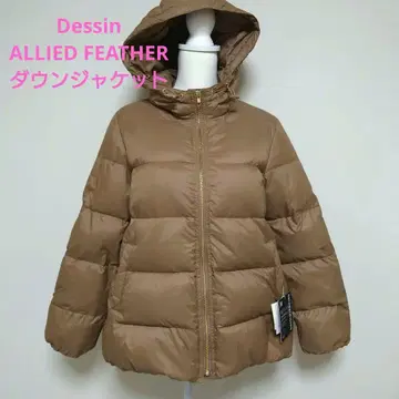 택 포함 새상품 Dessin 데셍 다운 자켓 브라운 2