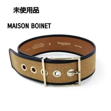 [ 미사용품 ] MAISON BOINET/메종 보아네 파이핑 벨트