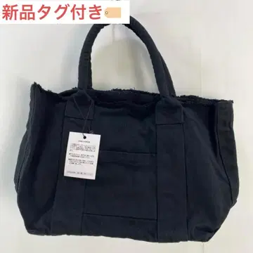 [ 미사용 ] Ron Herman 데님 미니 토트백 블랙