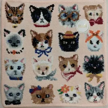 페이러 손수건 미사용 새상품 러브리 프리티캣츠