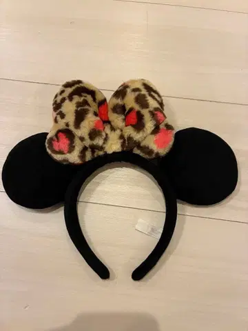 디즈니 머리띠 레오파드 무늬 표범 무늬