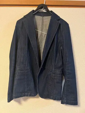 요시에 이나바 다크 데님 블레이저 사이즈 9
