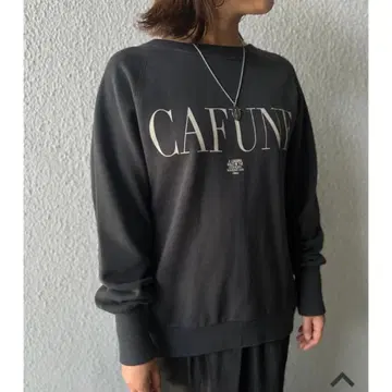 cafune 백ZIP 로고 맨투맨