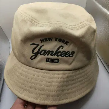 2310 MLB 뉴욕 양키스 베이지 버킷햇