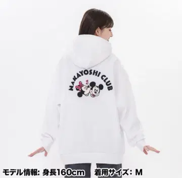 도쿄 디즈니 리조트 미키 미니 속기모 후드티 M 사이즈