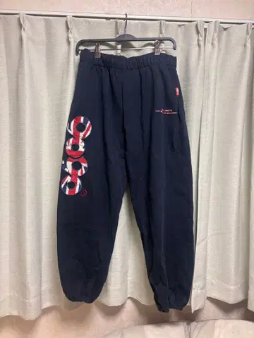9090 네이비 스웨트 팬츠 L