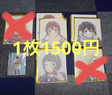 영화 러브 라이브! 니지가사키 학원 스쿨 아이돌 동호회 특전 미니 색지