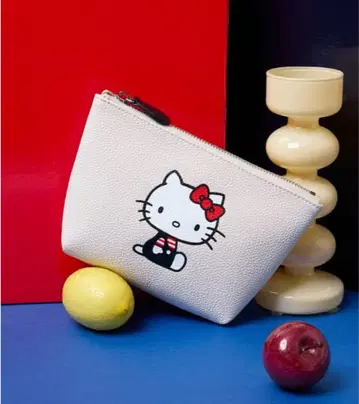 탑카피 키티 파우치 크림 새상품