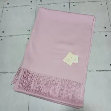 아라카와 캐시미어 스톨 핑크 미사용 택 포함