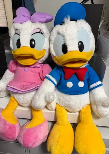 디즈니 도널드 덕 데이지 덕 봉제 인형 세트