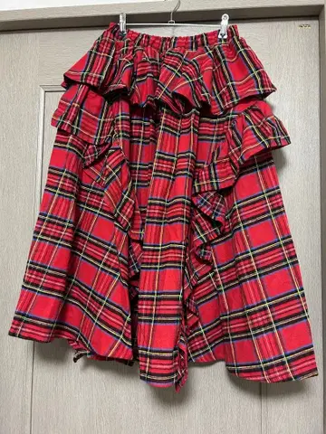 Candy Stripper 체크 스커트