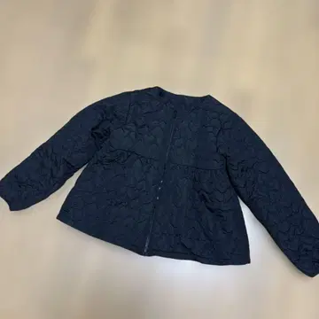 BLACK 퀼팅 하트 무늬 자켓 M 사이즈