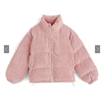 코듀로이 다운 자켓