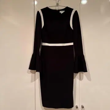 Calvin Klein 블랙 무릎 기장 원피스 2