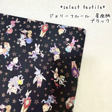 졸리 플뢰르 별자리 패턴 블랙 파우치 백