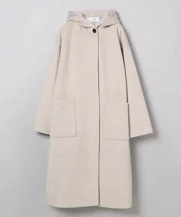 JEANASIS 숄 후드 롱 코트