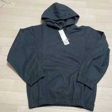 유니클로 U 블루 XS 후드 부착 후드티