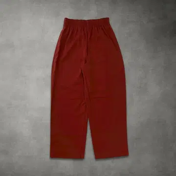 레드 브라운 테이퍼드 팬츠 M 여성용 깔끔한 캐주얼