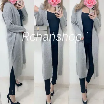 새상품 잉그 내추럴 뷰티 아줄바이마우지 롱 가디건