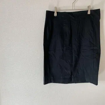 WORTHINGTON [ 12 ] 블랙 타이트 스커트 심플 무릎 기장