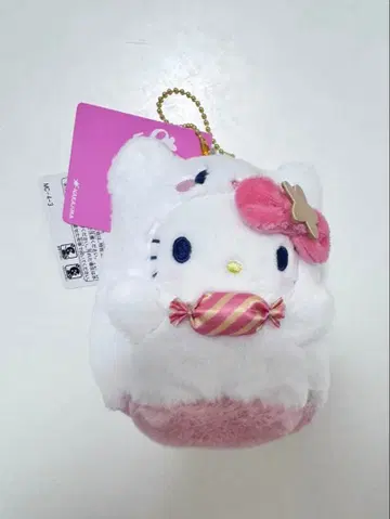 산리오 헬로키티 키티 캔디 유령 키링 봉제 인형