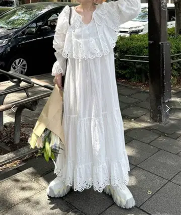 Alley 코튼 레이스 원피스