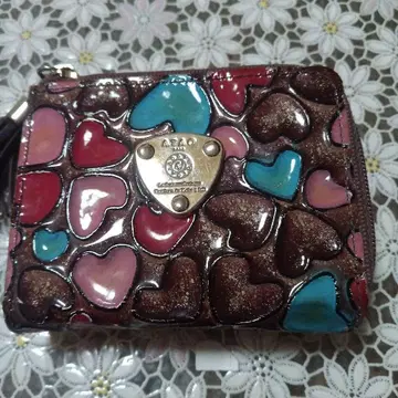 ATAO 하트 무늬 3단 폴더형 지갑 와르츠 아타오 하트 한정판