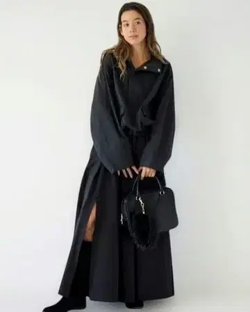 완판템 언그리드 슬릿 볼륨 스커트