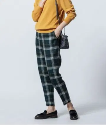 [ 새상품급 ] 23구 테이퍼드 팬츠 로캐론 체크 빅 사이즈