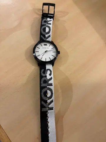 MICHAEL KORS 아날로그 손목시계 화이트/블랙