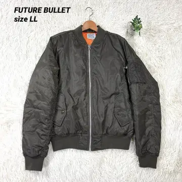 FUTURE BULLET MA-1 밀리터리 자켓 LL 폴리에스테르