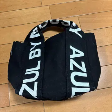 레어! 아줄바이마우지 로고 토트백