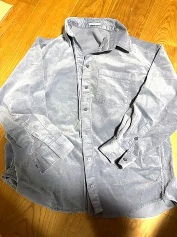 BAYFLOW 코듀로이 셔츠 겨울용