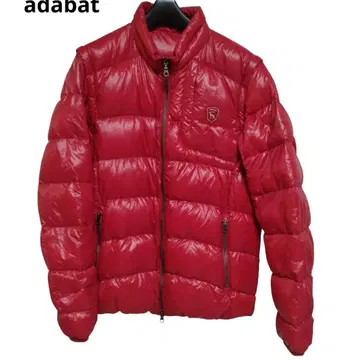 adabat 남성용 2WAY 다운 자켓 레드 경량 스포츠