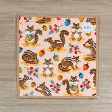 미개봉 WEB 한정판 페이 시마시마리스 손수건 베이지