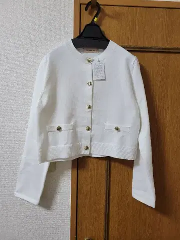 새상품 자켓 라이크 가디건 화이트