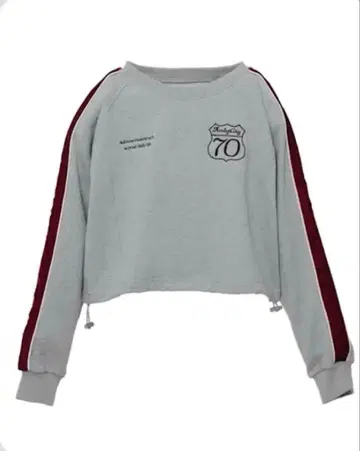 Amly City 사이드 라인 숏 맨투맨