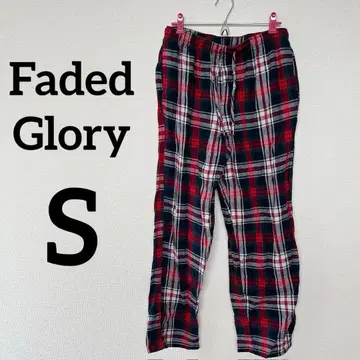 Faded Glory [ S ] 체크 무늬 이지 팬츠