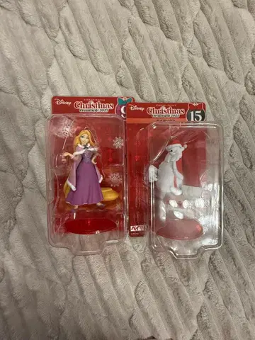 디즈니 크리스마스 복권 피규어 세트