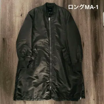 롱 MA-1 블루종 코트