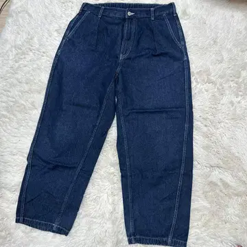 다크 블루 데님 팬츠