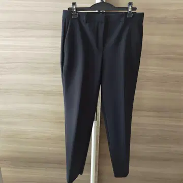 Theory 블랙 캐주얼 팬츠 벨트 루프 포함