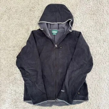 L.L.Bean 폴라텍 플리스 자켓 후드 부착 다크 그레이