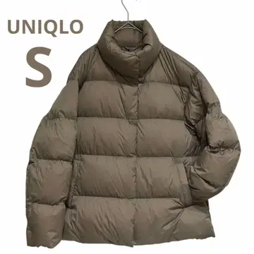 UNIQLO 울트라 라이트 다운 복조리 포함 S 카키